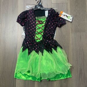 Target 2015 polka dot sparkle witch. NWT large 10-12